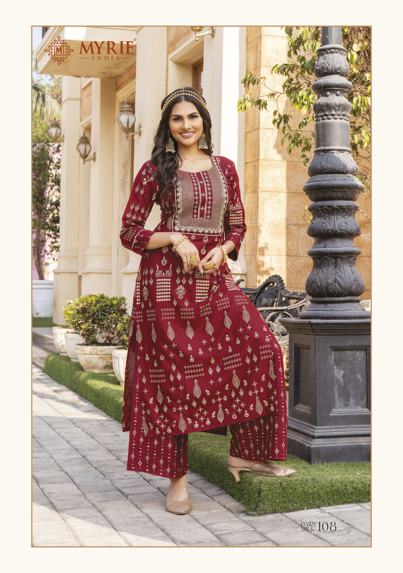Myrie Dairy Milk Wholesale Printed Kurtis With Bottom Catalog